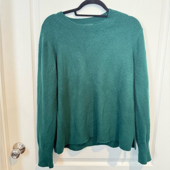 J. Crew green Crew Neck wool blend Sweater - Picture 3 of 5